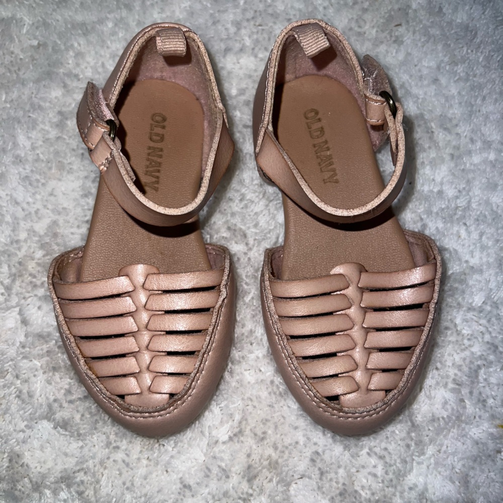 Old Navy Toddler Huarache Flats Dusty Pink